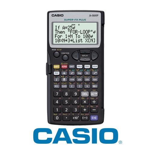 [본사직영] 카시오 FX-5800P 공학용전자계산기/행렬/미적분/좌표변환/프로그램/사무/이공계