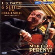 [DVD] Miklos Perenvi - Bach-6 Suites For Cello Solo Bwv 1007-1012 (수입/미개봉/hdvd32421)