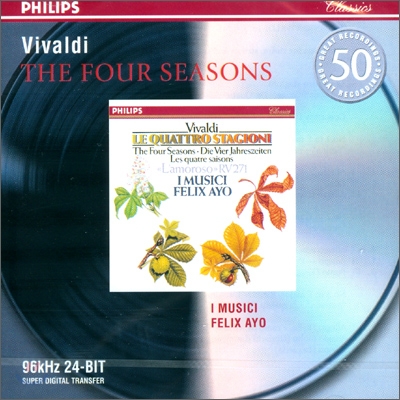 I Musici / Felix Ayo 비발디 : 사계 (Vivaldi : The Four Seasons) 이 무지치