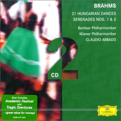 Claudio Abbado 브람스: 헝가리 무곡, 세레나데 등 - 클라우디오 아바도 (Brahms: Serenades, 21 Hungarian Dance)