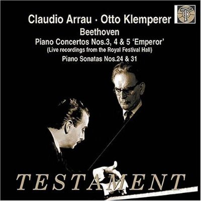 Claudio Arrau / Otto Klemperer 베토벤 : 피아노 협주곡 3번 4번 5번 `황제`, 소나타 24, 31번 (Beethoven: Piano Concerto Op.37 58 73)