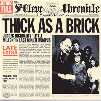 Jethro Tull (제스로 툴) - Thick As A Brick [Steven Wilson 2012 Stereo Remix]