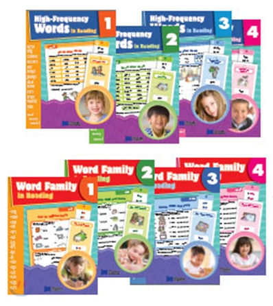 High Frequency Words in Reading + Word Family in Reading 8종 세트
