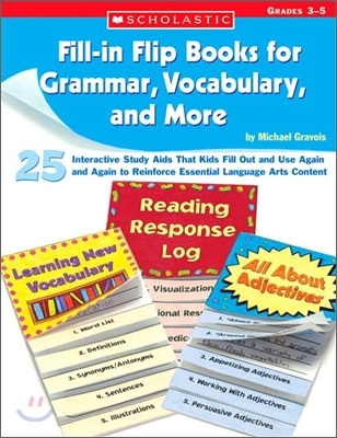 Fill-In Flip Books for Grammar, Vocabulary, And More