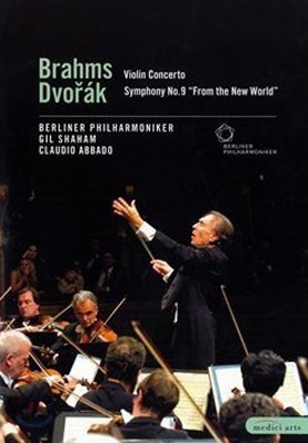 Claudio Abbado 베를린 필 2002년 유로파 콘서트 - 드보르작: 교향곡 9번 &#39;신세계로부터&#39; / 브람스: 바이올린 협주곡 [DVD]