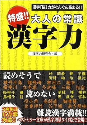 大人の常識漢字力