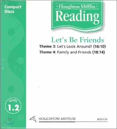 [Houghton Mifflin Reading] Grade 1.2 Let&#39;s Be Friends : Audio CD (2005 Edition)