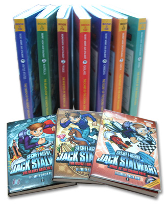 Secret Agent Jack Stalwart #1~10 Set (Paperback + CD)