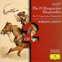 Roberto Szidon - Liszt : The 19 Hungarian Rhapsodies Etc. (2CD/수입/453034)