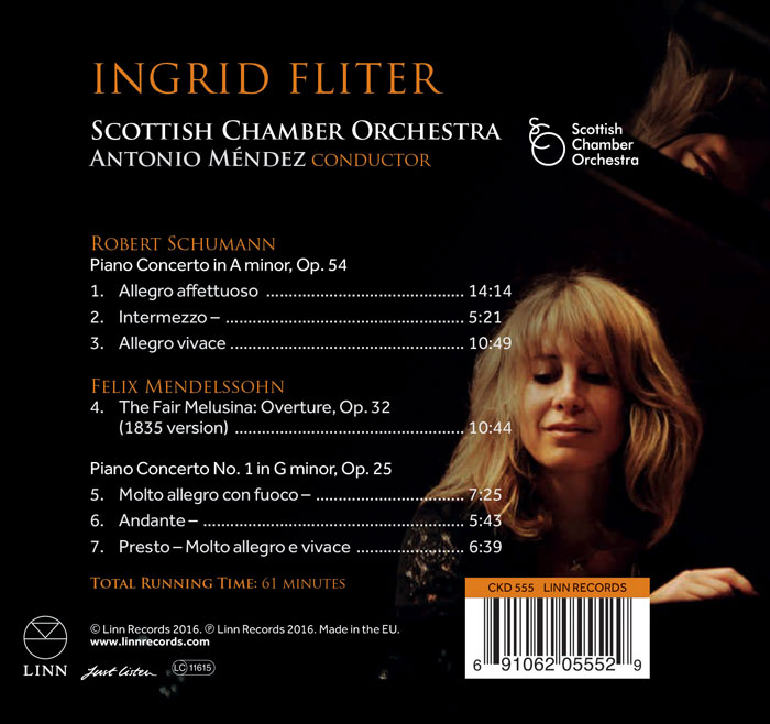 Ingrid Fliter 슈만 / 멘델스존: 피아노 협주곡 - 잉그리드 플리터 (Schumann / Mendelssohn: Piano Concertos) 