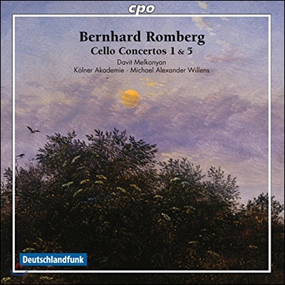 Davit Melkonyan 베른하르트 롬베르크: 첼로 협주곡 1번, 5번 (Bernhard Romberg: Cello Concertos Op.2, Op.30) 다비트 멜코니안, 미하엘 알렉산더 빌렌스