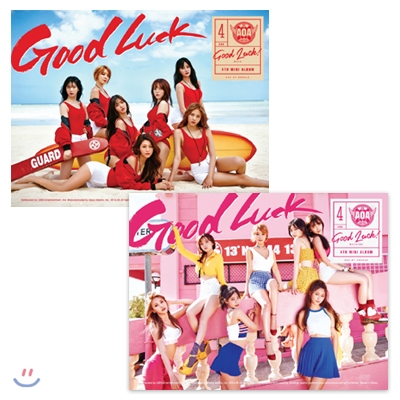 에이오에이 (AOA) - 미니앨범 4집 : Good Luck 2종 SET [WEEK(A Ver.) + WEEKEND(B Ver.)]