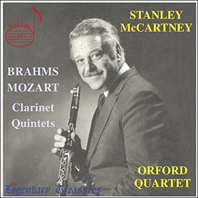 Stanley McCartney 모차르트 / 브람스: 클라리넷 오중주 (Mozart / Brahms: Clarinet Quintets Op.115, K.581) 스탠리 매카트니, 오포드 콰르텟