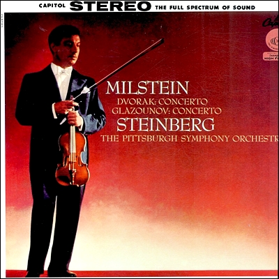 Nathan Milstein, 드보르작 / 글라주노프 : 바이올린 협주곡 (Dvorak & Glazounov : Violin Concertos) 나탄 밀스타인 (200g LP)