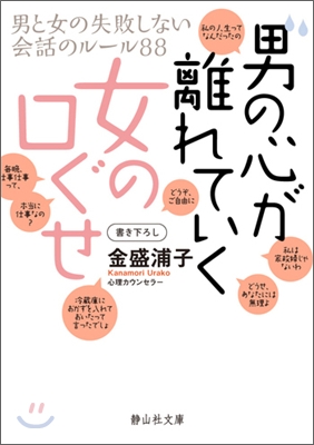 男の心が離れていく女の口ぐせ