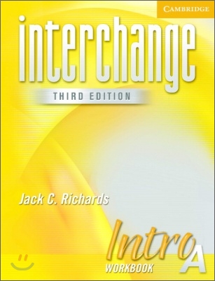 (3판)Interchange Level Intro A : Workbook