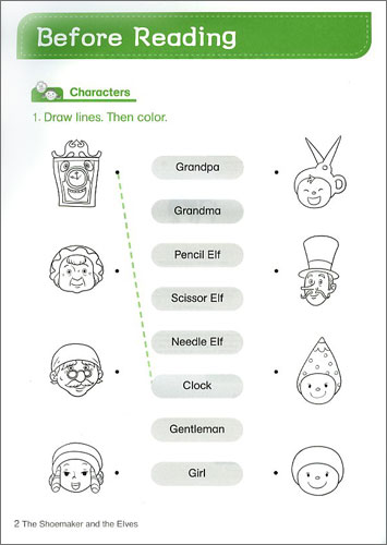 Ready Action Level 1 : The Shoemaker and the Elves (Workbook)