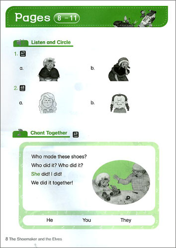 Ready Action Level 1 : The Shoemaker and the Elves (Workbook)