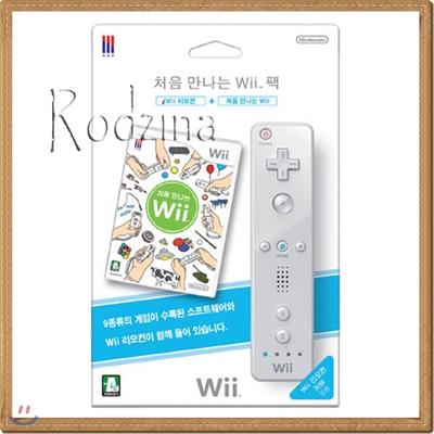Wii 처음 만나는 Wii 팩 (리모콘 포함)