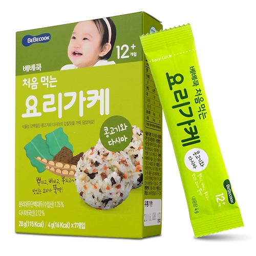 [베베쿡] 처음 먹는 아기요리가케 콩고기와다시마 1BOX (7포)