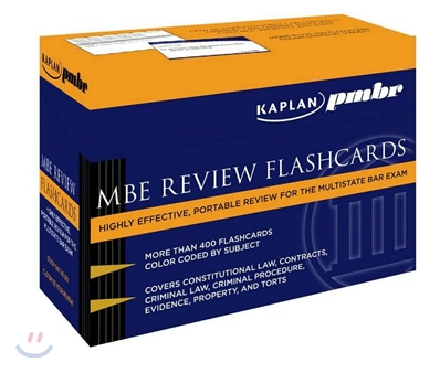 Kaplan Pmbr : MBE Review Flashcards