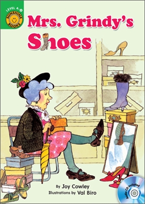 Sunshine Readers Level 4 : Mrs. Grindy&#39;s Shoes (Book &amp; Workbook Set)