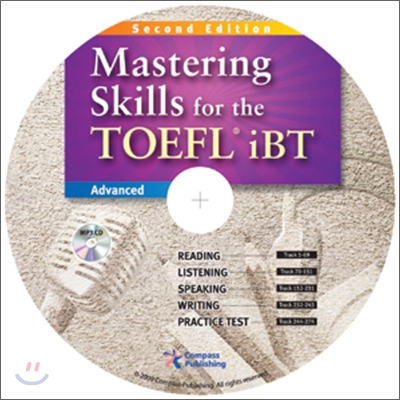 New Mastering TOEFL IBT 4 Skills : Combined MP3 CD