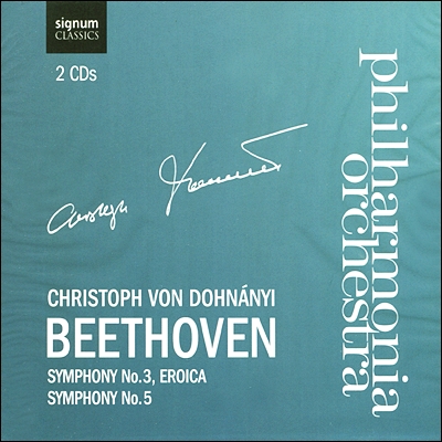 Christoph von Dohnanyi 베토벤: 교향곡 3번 '에로이카', 5번 '운명' (Beethoven: Symphony No.3 'Eroica' & Symphony No. 5)