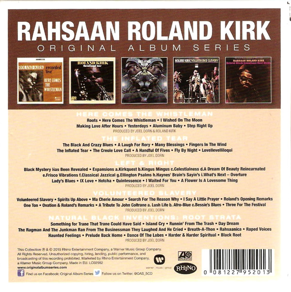 Rahsaan Roland Kirk (라산 롤랜드 커크) - Original Album Series [Deluxe Edition]