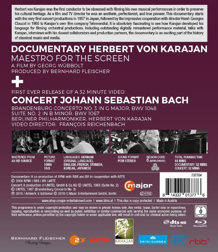 Herbert von Karajan 다큐멘터리 '은막의 마에스트로 - 헤르베르트 폰 카라얀' (Maestro For The Screen)