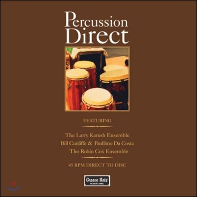 Larry Karush Ensemble / Bill Cunliffe (래리 카르슈 퍼커션, 빌 컨리프) - Percussion Direct [Vinyl]