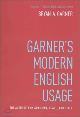 Garner&#39;s Modern English Usage