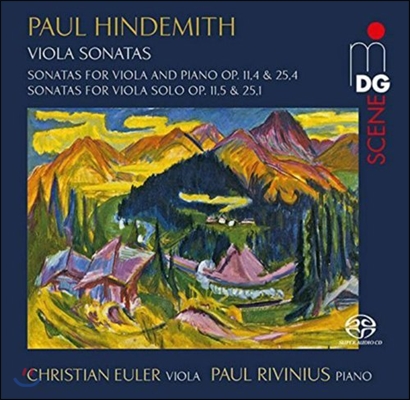 Christian Euler 힌데미트: 비올라와 피아노를 위한 소나타, 비올라 솔로 소나타 (Hindemith: Sonatas for Viola & Piano Op.11,4 & 25,4, Sonatas for Viola Solo Op.11,5 & 25,1) 크리스티안 오일러
