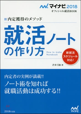 內定獲得のメソッド 就活ノ-トの作り方