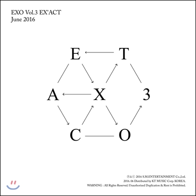 엑소 (EXO) 3집 - EX&#39;ACT [Korean Ver.]