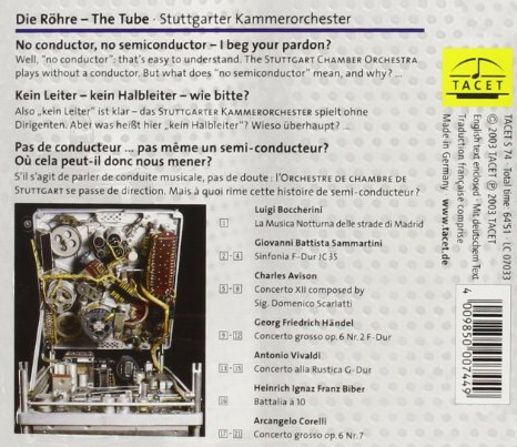 Stuttgarter Kammerorchester 진공관 (Die Rohre - The Tube) SACD Hybrid