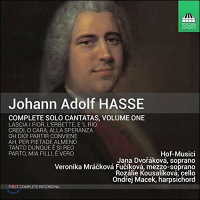 Hof-Musici 요한 아돌프 하세: 솔로 칸타타 전곡 1집 - 실내용 솔로 소나타 (Johann Adolf Hasse: Complete Solo Cantatas Vol.1) 호프 무지치