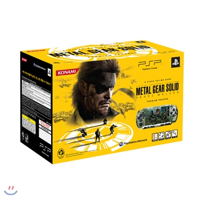 [PSP] 메탈기어 솔리드 피스 워커 프리미엄 패키지(PSP-3005XZC+ MGS S/W+와펜 2pcs+METAL CASE ...