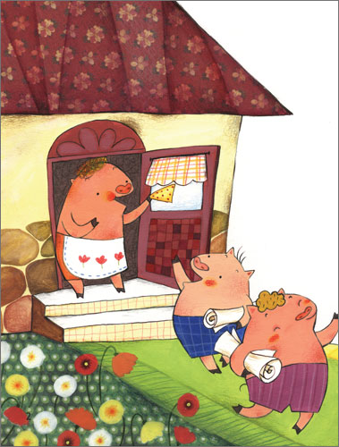 Howto Readers 6 (Blue Level) : The Three Little Pigs (Book & CD)