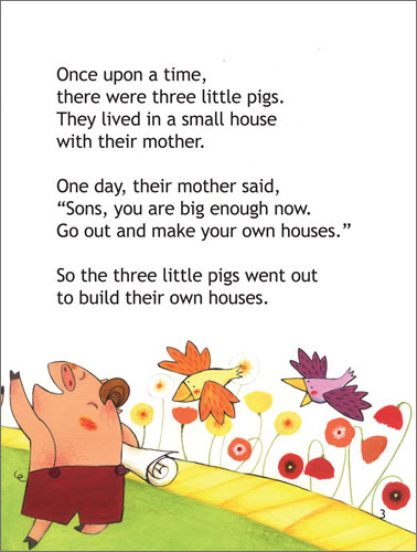 Howto Readers 6 (Blue Level) : The Three Little Pigs (Book & CD)