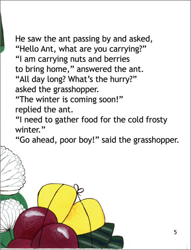Howto Readers 8 (Red Level) : The Ant and the Grasshopper