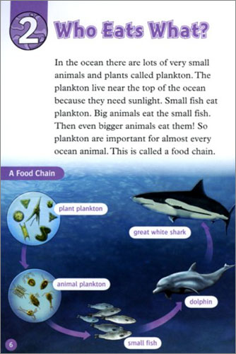 Oxford Read and Discover 4 : All About Ocean Life (Book & CD)