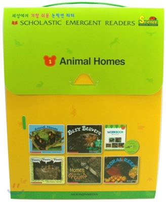 Scholastic Emergent Readers Workbook Set Science 01 : Animal Homes (Book & CD)