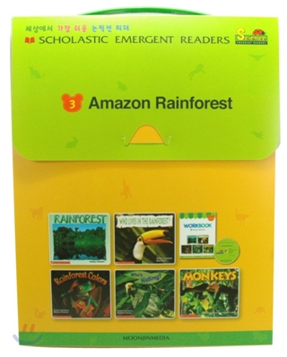 Scholastic Emergent Readers Workbook Set Science 03 : Amazon Rainforest (Book &amp; CD)