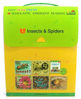 Scholastic Emergent Readers Workbook Set Science 05 : Insect &amp; Spiders (Book &amp; CD)