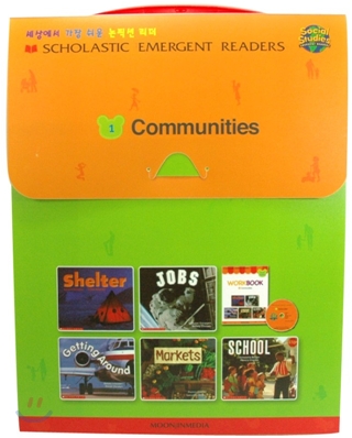 Scholastic Emergent Readers Workbook Set Social Studies 01 : Communities (Book &amp; CD)