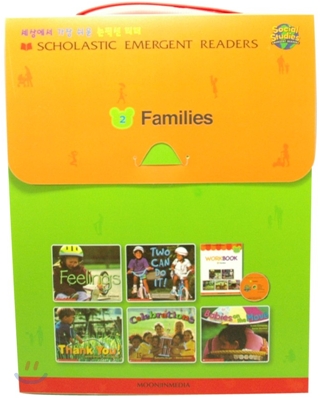 Scholastic Emergent Readers Workbook Set Social Studies 02 : Families (Book & CD)