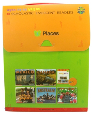 Scholastic Emergent Readers Workbook Set Social Studies 05 : Places (Book &amp; CD)