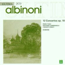 Claudio Scimone - 알비노니 : 바이올린 협주곡 작품10 (Albinoni : Violin Concertos Op.10/2CD/수입/미개봉/0630189432)