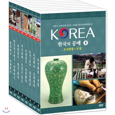 한국의 공예 8종 박스세트 - 초중고 교과서에 나오는한국전통문화유산 박스세트